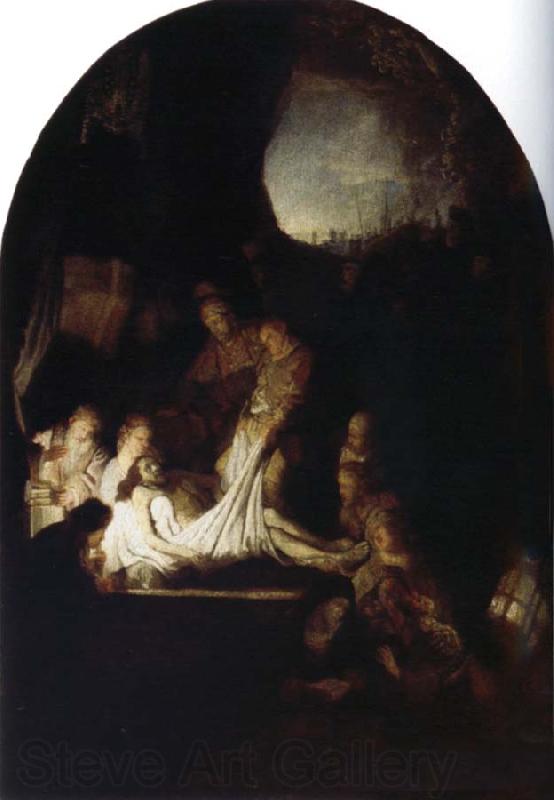 REMBRANDT Harmenszoon van Rijn The Entombment of Christ Spain oil painting art
